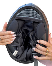 Slim fit silk helmet insert